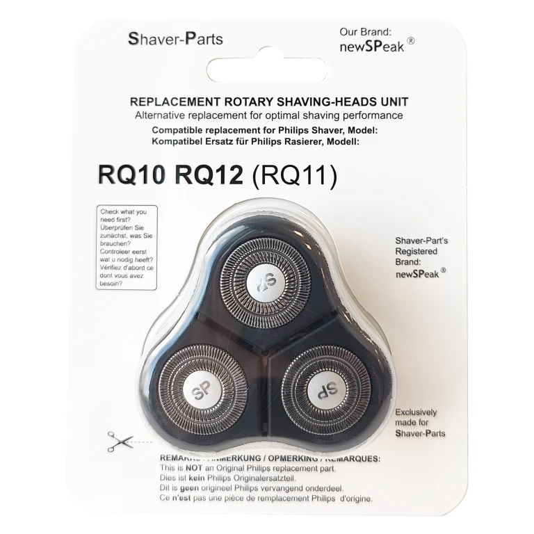 Shaver-Parts scheerhoofd voor Philips RQ10 en RQ12 scheerapparaten