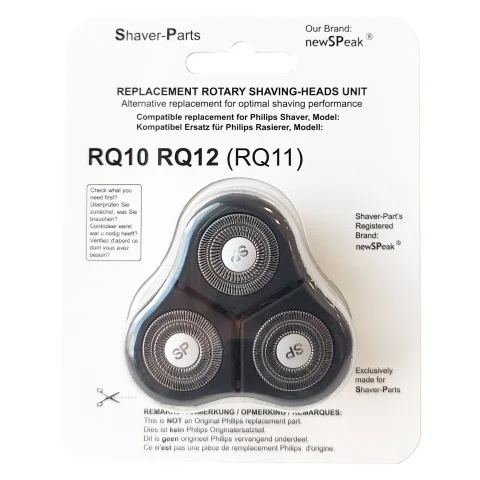 Shaver-Parts scheerhoofd voor Philips RQ10/12 scheerapparaten