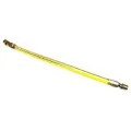 gasslang 1/2" 100cm RVS flexibel PVC (BE)