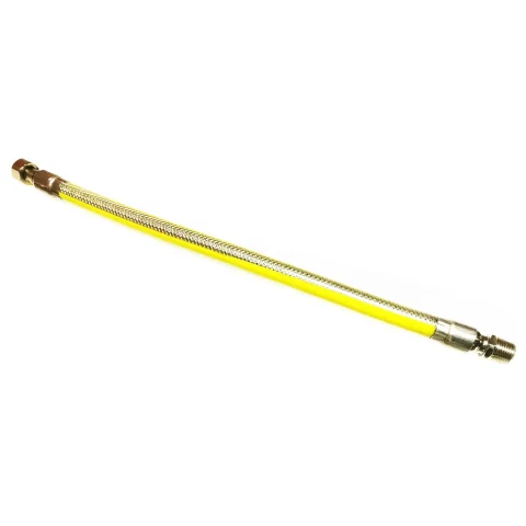 gasslang 1/2" 150cm RVS flexibel PVC (BE)