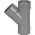 Merkloos PVC Y-stuk 45 graden 40mm 1 stuk