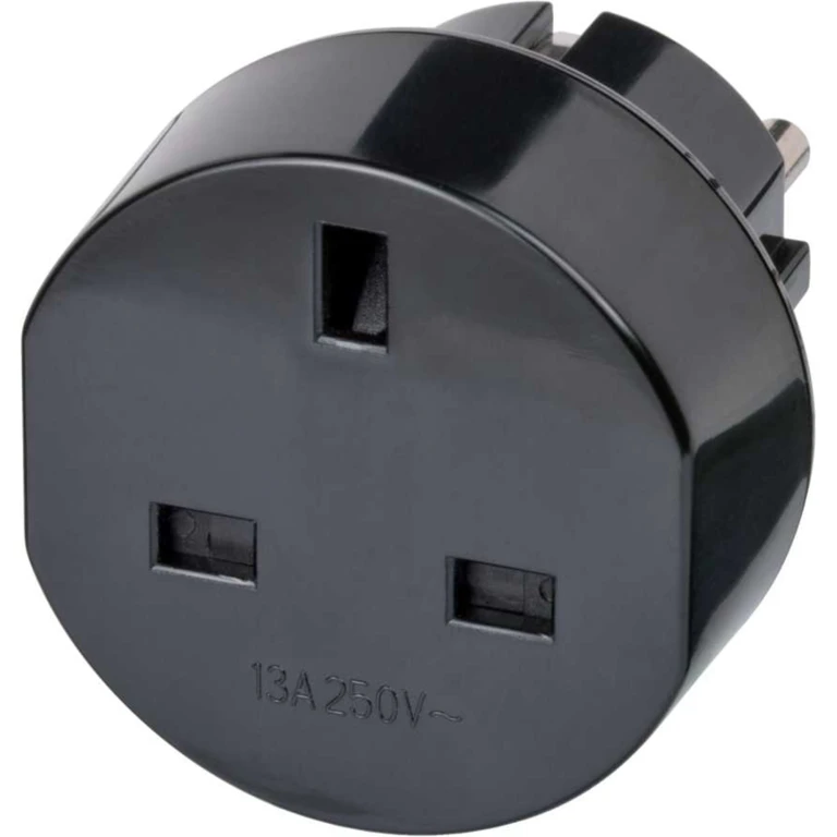 Brennenstuhl Reisstekker Zwart UK(F)-NL(M) 250V 13A 1 stuk