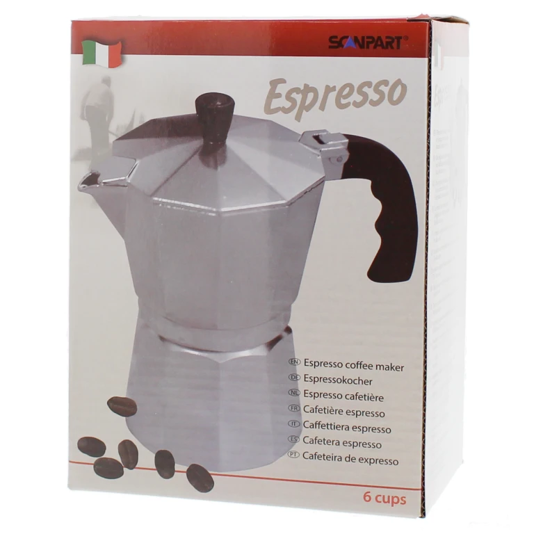 Scanpart Espressokan Aluminium 6 kopjes