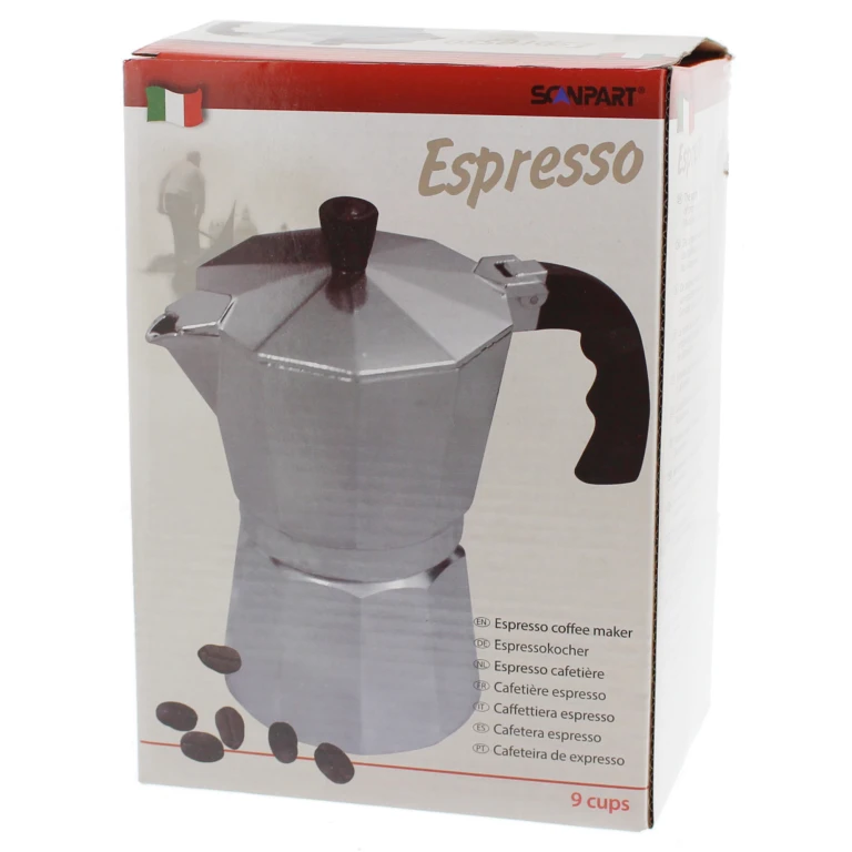 Scanpart Espressokan Aluminium 9 kopjes