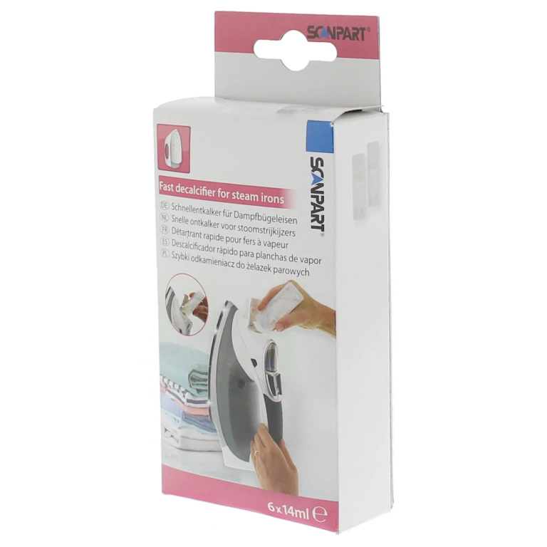 Scanpart Snelontkalker voor stoomstrijkijzers - set van 6 x 14ml