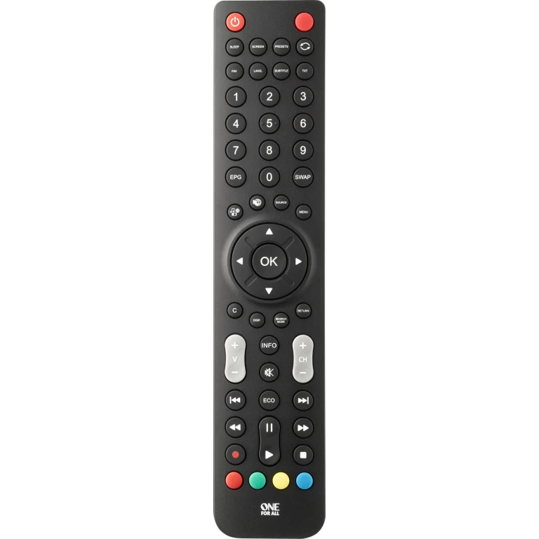 One For All Afstandsbediening Sharp TV Universeel Zwart (1 stuk)