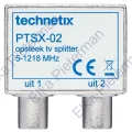 IEC opsteek splitter TV 9.5(F)-2x9.5(M) - 11200802