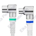 aansluitkabel 9.5mm(M)-(F) haaks 5,0m wit - 11201530