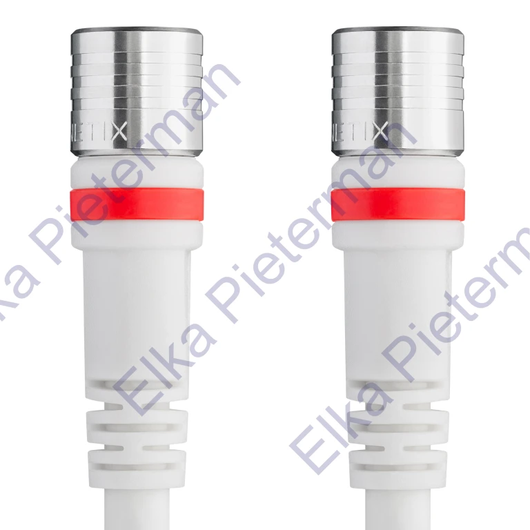 TECHNETIX F-connector Aansluitkabel RLA++ Wit 1,5m 1 stuk
