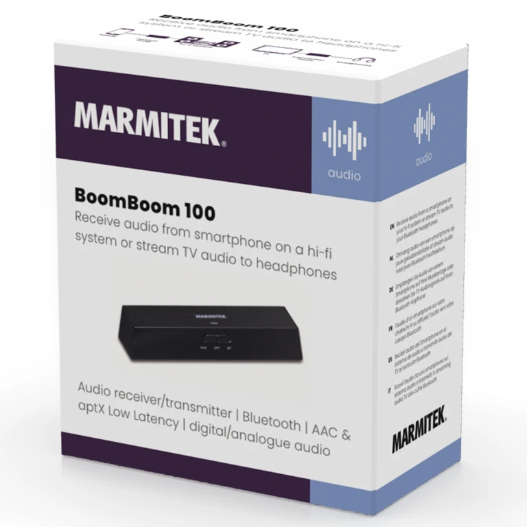 Marmitek Draadloze Muziek Ontvanger BoomBoom 100 Zwart 1 stuk