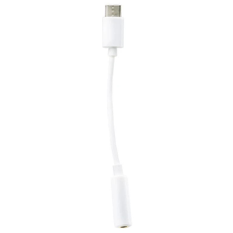 Scanpart Adapterkabel USB-C naar 3.5mm Jack Wit 8cm - 1 stuk