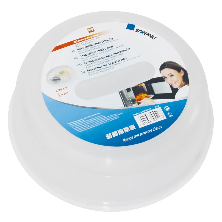 Scanpart Afdekschaal voor Magnetron Transparant 29 cm