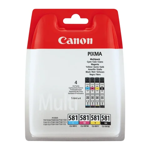 cartidge combipack zwart + kleur - CLI-581
