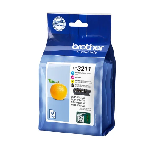 cartridge multipack zwart + kleur (4 stuks) - LC-3211