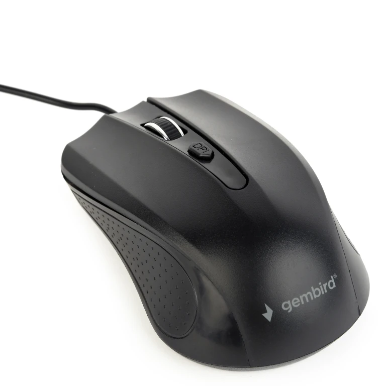Gembird Bedrade Optische Muis Zwart USB - 1 stuk