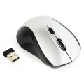 draadloze optische muis 2.4GHz zwart/zilver - MUSW-4B-02