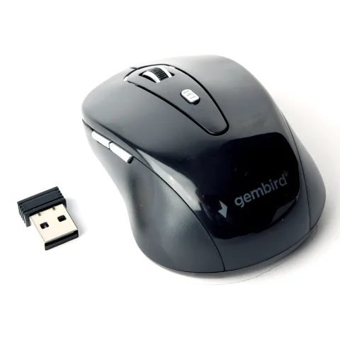 draadloze optische muis 2.4GHz zwart - MUSW-6B-01