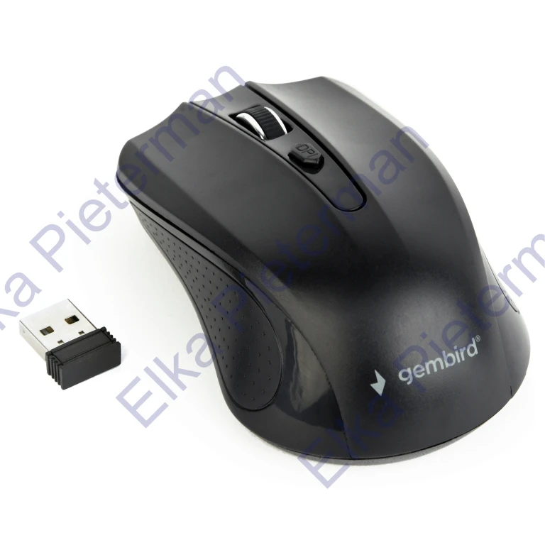 Gembird draadloze optische muis 2.4GHz zwart
