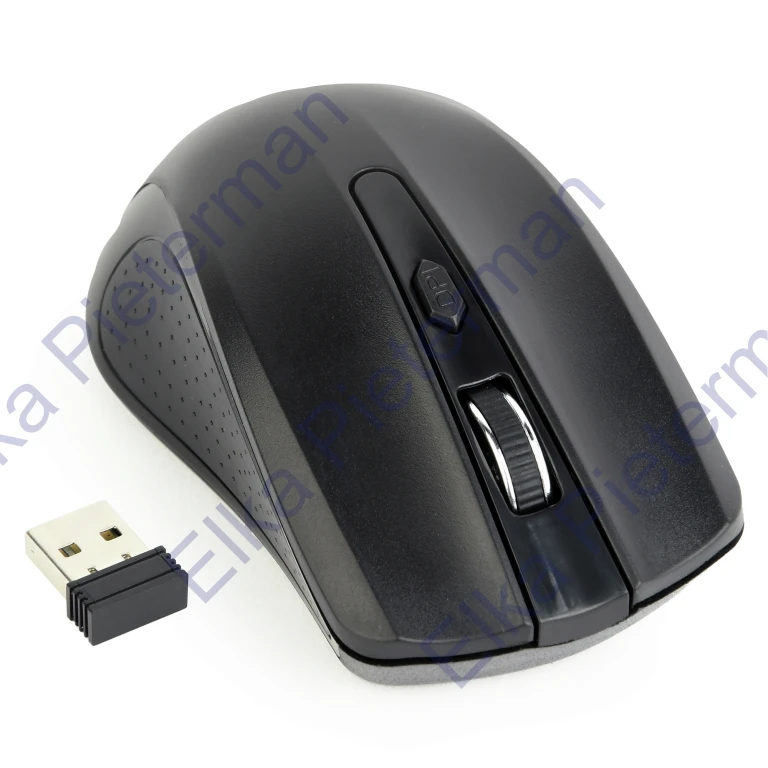 Gembird draadloze optische muis 2.4GHz zwart