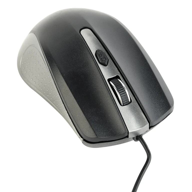Gembird Muis Zwart/Antraciet USB MUS-4B-01