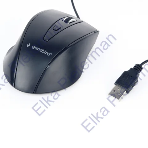 optische muis USB zwart - MUS-4B-02