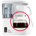 Melitta koffiekan Aromaboy wit - 6588151