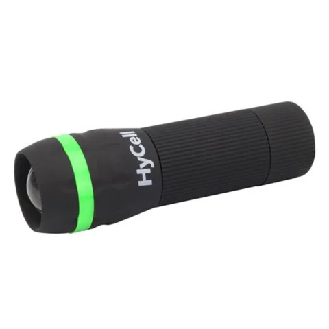 LED Zaklamp 55 Lumen - Zwart/Groen - 1 stuk