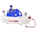 Politie Boot Blauw Plastic - 1 stuk