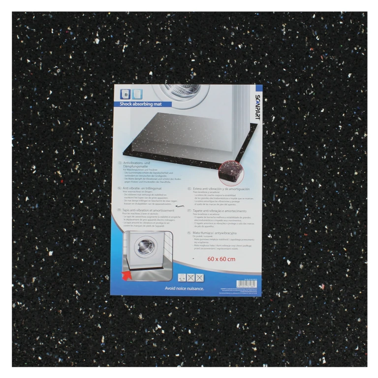 Scanpart Anti-trillingsmat Rubber 60x60 cm