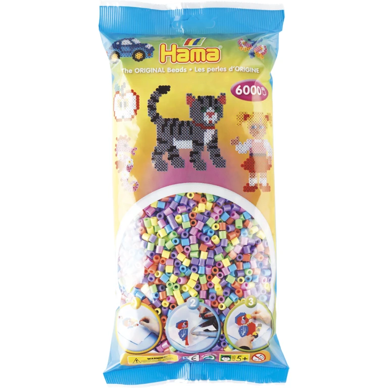 Hama Strijkkralen Pastel Mix - 1 stuk (6000 kralen)