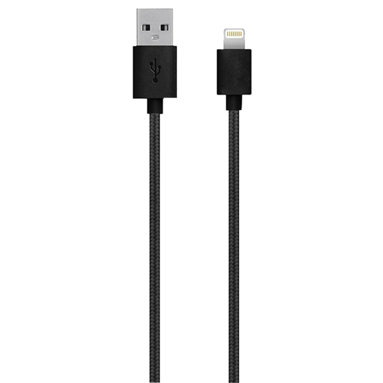 Grixx Telefonie Oplaadkabel Apple Lightning USB-A - 1m - Zwart