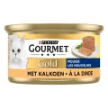Gourmet Gold - Fijne Mousse Kalkoen - 85 gram - 24 blikjes