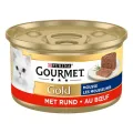 Gourmet Gold - Fijne Mousse Rund - 85 gram - 24 blikjes