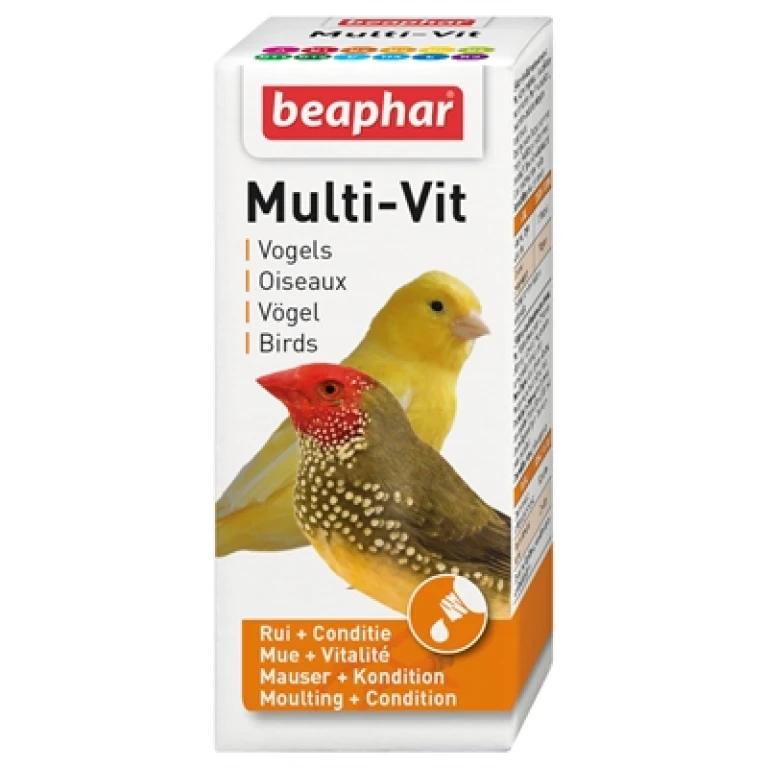 Beaphar Vogel Voedingssupplement Multi-Vit 20 ml