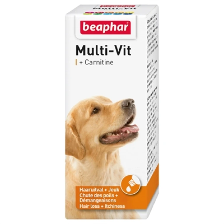 Beaphar Voedingssupplement Multi-Vit Laveta + Carnitine Hond 50 ml