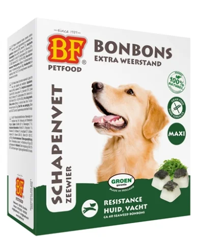 Biofood Schapenvet Maxi Bonbons Zeewier 40 St