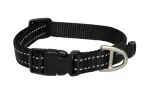 Rogz For Dogs Snake Hondenhalsband - Zwart - 1 stuk (26-40 cm)