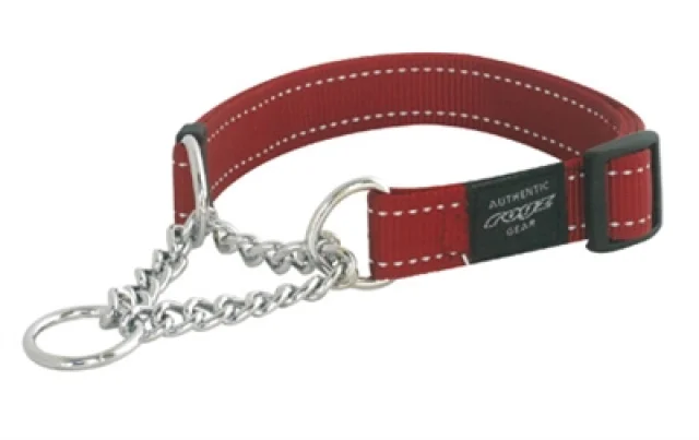 Rogz For Dogs Lumberjack Choker Rood 25 Mmx43-73 Cm