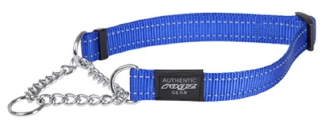 Rogz For Dogs Fanbelt Choker Blauw 20 Mmx34-56 Cm