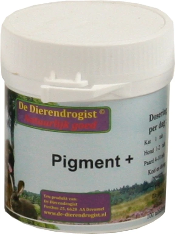 Dierendrogist Pigment Plus Voedingssupplement - 100 tabletten