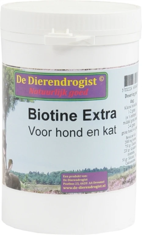 Voedingssupplement Biotine & Kruiden voor hond en kat 200 gr