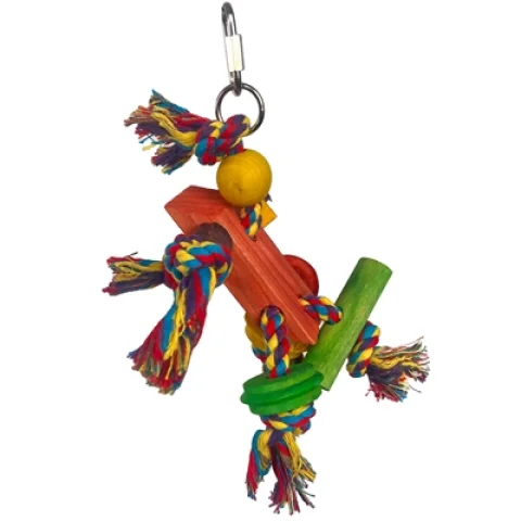Happy Pet Speelgoed Papegaai Fiesta Assorti 31X12X10 Cm