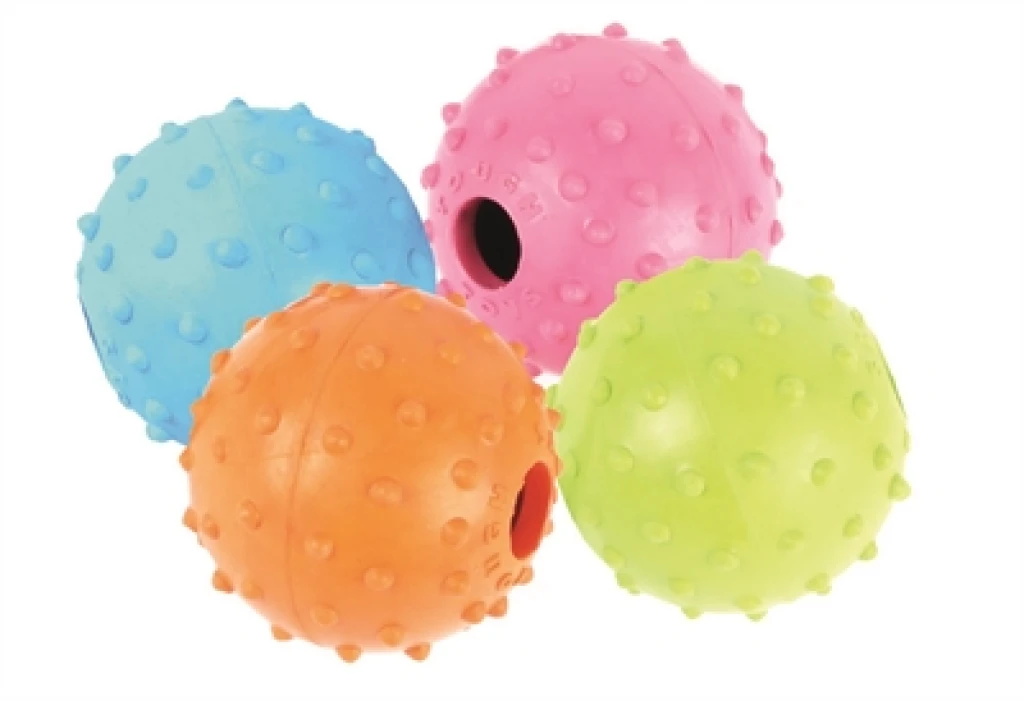 Happy Pet Rubberen Bal met Bel 5,5 cm - 1 stuk