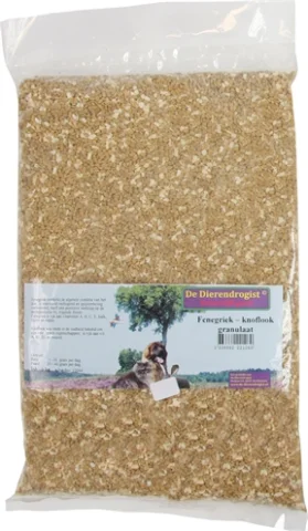 Dierendrogist Fenegriek/Knoflook 1 Kg