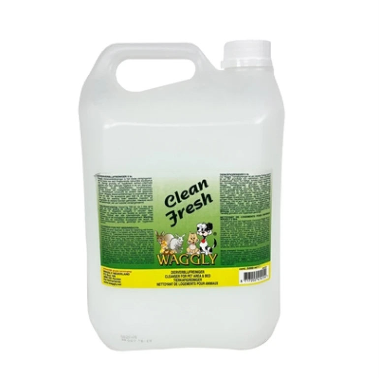 Waggly Clean Fresh Reinigingsmiddel voor Dierenverblijf - 5 Liter