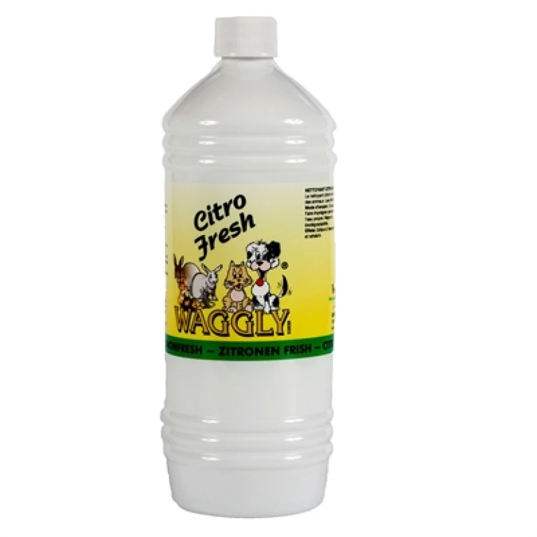 Waggly Citro Fresh Reiniger voor Dierenverblijven - 1 Liter