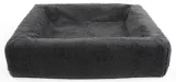 Bia Bed Fleece Overtrek Hondenmand Grijs Bia-50 60X50X12 Cm