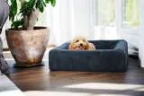 Bia Bed Fleece Overtrek Hondenmand Grijs Bia-50 60X50X12 Cm