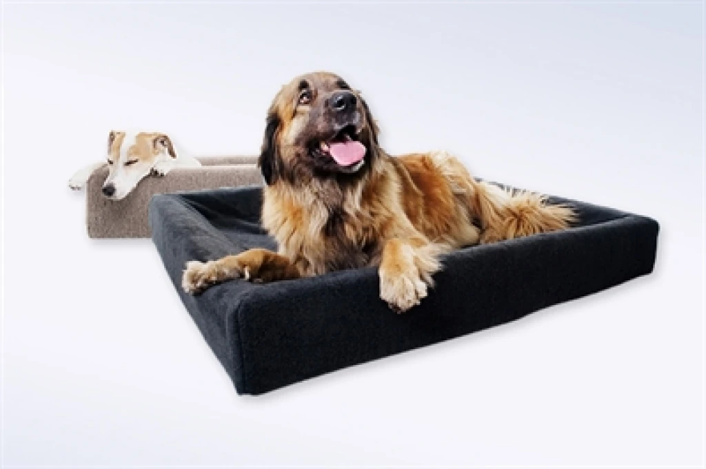 Bia Bed Fleece Overtrek Hondenmand Grijs 60x50x12,5 cm - 1 stuk
