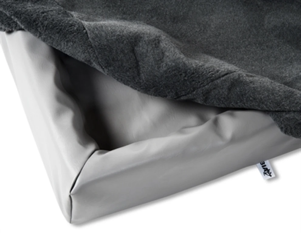 Bia Bed Fleece Overtrek Hondenmand Grijs 60x50x12,5 cm - 1 stuk